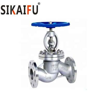 Cut off type manual flanged globe valve